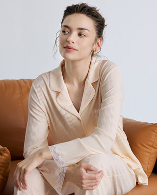 Aimer Long-sleeved Pajama Set