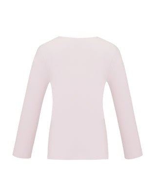 Aimer Kids Milk Basic Long John Set For Girls