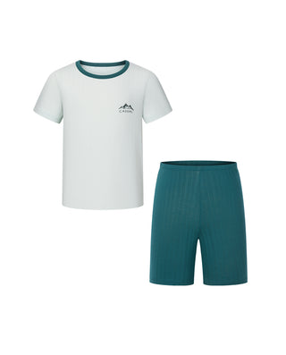 Aimer Kids Boys Short-sleeve Homewear Set