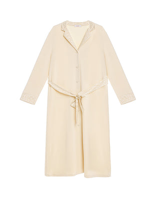 Aimer Skin-Friendly Long Sleeves Robe