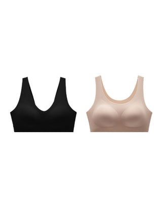 HUXI Seamless Wireless Bra 2 Packs