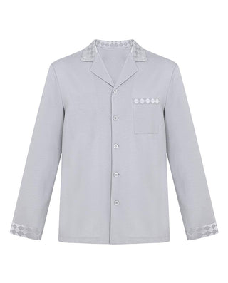 AIMER MEN Classic Collared Lounge Top