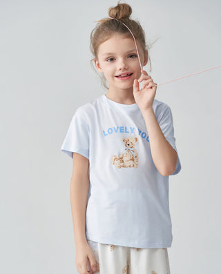 Aimer Kids Cool Feeling Modal T-Shirt For Girls