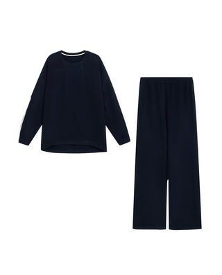 AIMER Pullover Long Sleeve Pants Set