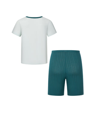 Aimer Kids Boys Short-sleeve Homewear Set