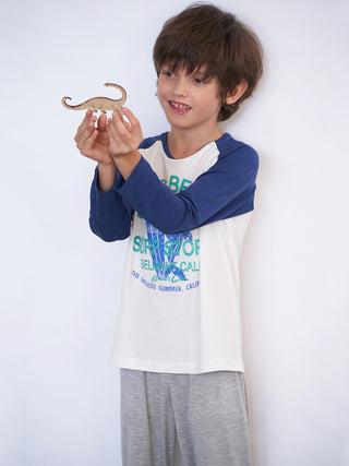 Aimer Kids Long-sleeved Homewear Set For Boys