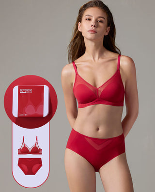 Aimer Wireless Breathable Bra & Panty Set