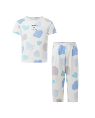 Aimer Kids Milk Fiber Sleepwear Set for Boys
