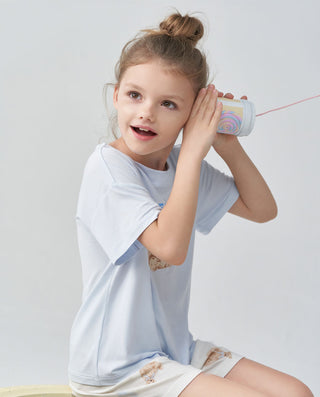 Aimer Kids Cool Feeling Modal T-Shirt For Girls