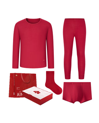 AIMER KIDS  Light Warm Pro Red Thermal Gift Set 4-Pack