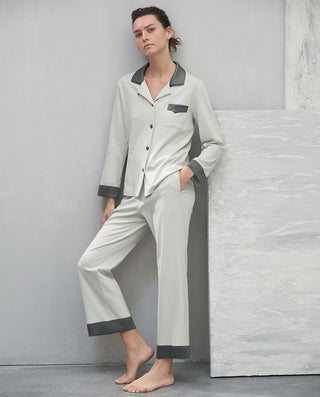 Aimer Cotton Long-Sleeve Lounge Set