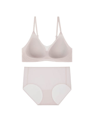 Aimer Feel Cool Wireless Bra+Hiphugger Panty Set