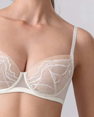Aimer Unlined Lace Plunge Bra