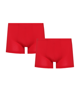 Aimer Men Red Modal Trunks 2 Packs