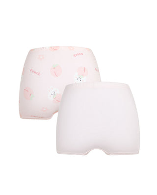 Aimer Kids 2 Packs Modal Mid-rise Boyshorts For Girl