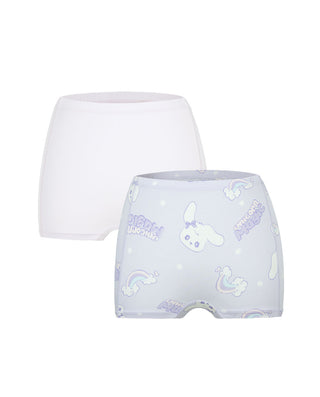 Aimer Kids 2 Packs Modal Mid-rise Boyshorts For Girl