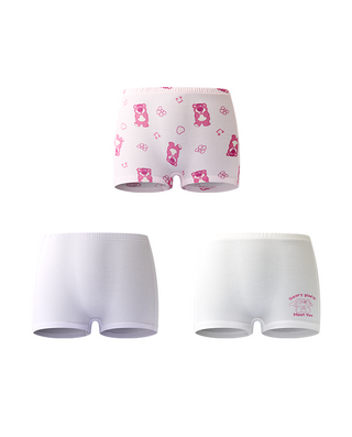 AIMER KIDS Toy Story Mid-rise Boyshorts for Girls 3 Packs