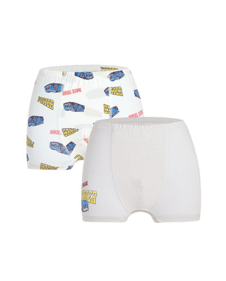 Aimer Kids 2 Packs Modal Mid-rise Boyshorts For Boys