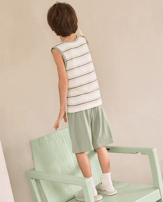 Aimer Kids Modal Top & Shorts Set For Boys