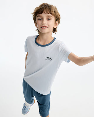 Aimer Kids Boys Short-sleeve Homewear Set