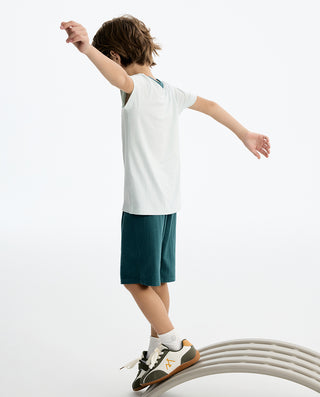 Aimer Kids Boys Short-sleeve Homewear Set