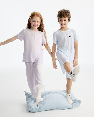 Aimer Kids Boys Short-sleeve Homewear Tops