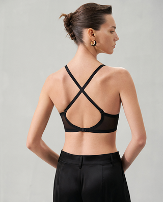 Aimer Wireless Push Up Backless Bra