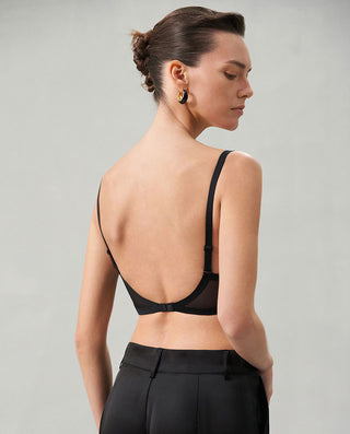 Aimer Wireless Push Up Backless Bra