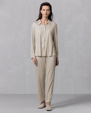 Aimer Long-sleeve Modal Pajama Set