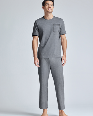 Aimer Men Classic Crew Neck Lounge Set