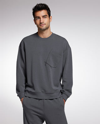 Aimer Men Casual Crewneck Sweatshirt