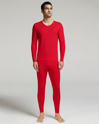 Aimer Men Milk Fiber Collection Thermal Underwear Set