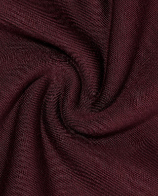 Aimer Men Milk Fiber Red Long Sleeves Pajama Set