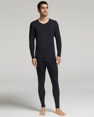 Aimer Men Milk Fiber Collection Long-sleeves Base Layer Set