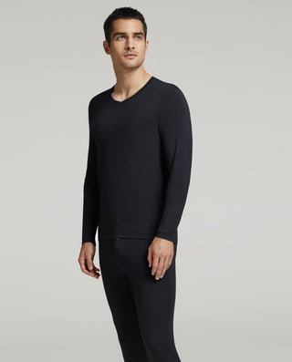 Aimer Men Milk Fiber Collection Long-sleeves Base Layer Set