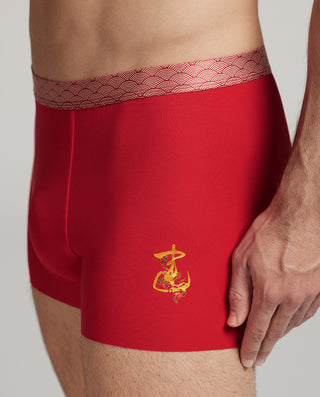 Aimer Men Lucky Red Trunk