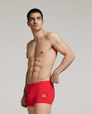 Aimer Men Year of the Snake Red Trunk