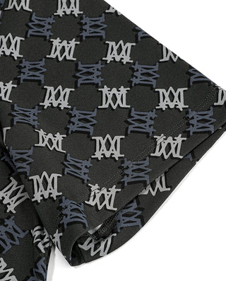 Aimer Men Collared Short-Sleeve Cardigan Homewear Top