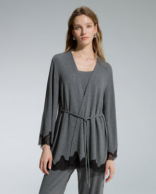 AIMER Bracelet Sleeve Short Robe