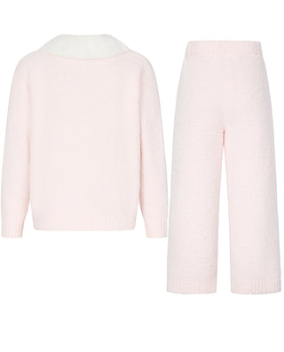 AIMER KIDS Fuzzy Loungewear Set for Girls