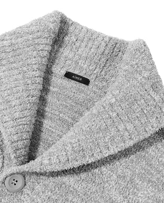 AIMER MEN Cozy Winter Shawl Collar Lounge Set