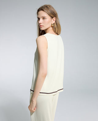 AIMER Long Sleeve Cardigan Tank Pants 3-Piece Set