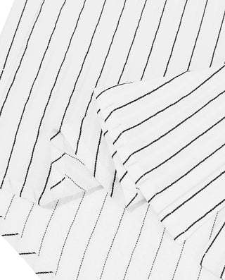 AIMER Relaxed Striped Oversized Shirt