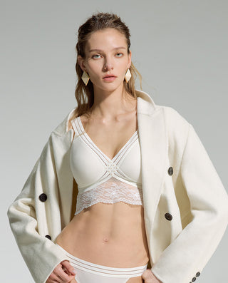 AIMER Split 2X Wireless Thin Molded Bra Top