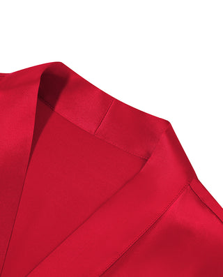 AIMER Short Silk Robe