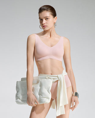AIMER Wireless Vented Bra Mid-Rise Boyshorts Set