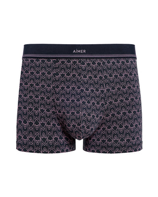 AIMER MEN Logo Print Boxer