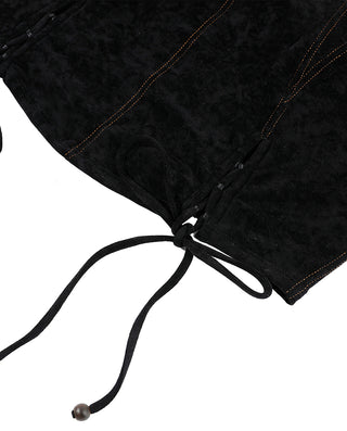 AIMER Suede Square Neck Soft Tank