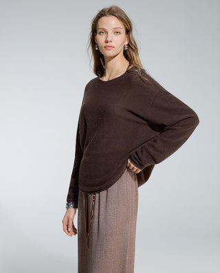 AIMER Crew Neck Long Sleeve Top