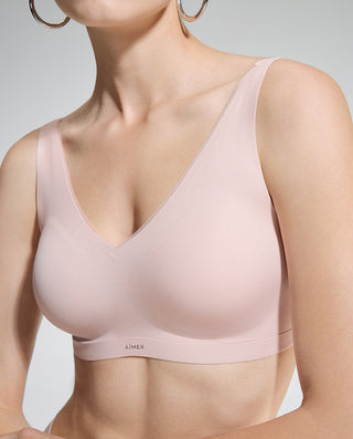AIMER Wireless Vented Bra Mid-Rise Boyshorts Set
